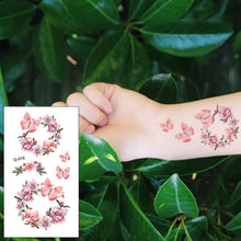 Load image into Gallery viewer, Literary Small Fresh Flower Creative Tattoo Stickers Arm Body Sexy Rose Waterproof Lasting Women Men Tattoo Stickers
