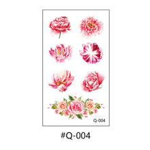 Load image into Gallery viewer, Literary Small Fresh Flower Creative Tattoo Stickers Arm Body Sexy Rose Waterproof Lasting Women Men Tattoo Stickers
