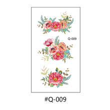 Load image into Gallery viewer, Literary Small Fresh Flower Creative Tattoo Stickers Arm Body Sexy Rose Waterproof Lasting Women Men Tattoo Stickers
