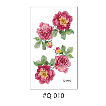 Load image into Gallery viewer, Literary Small Fresh Flower Creative Tattoo Stickers Arm Body Sexy Rose Waterproof Lasting Women Men Tattoo Stickers
