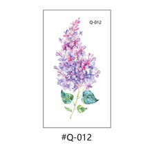 Load image into Gallery viewer, Literary Small Fresh Flower Creative Tattoo Stickers Arm Body Sexy Rose Waterproof Lasting Women Men Tattoo Stickers
