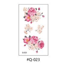 Load image into Gallery viewer, Literary Small Fresh Flower Creative Tattoo Stickers Arm Body Sexy Rose Waterproof Lasting Women Men Tattoo Stickers
