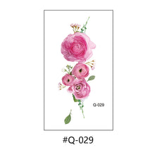 Load image into Gallery viewer, Literary Small Fresh Flower Creative Tattoo Stickers Arm Body Sexy Rose Waterproof Lasting Women Men Tattoo Stickers
