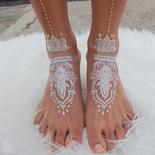Load image into Gallery viewer, Hanna Lace Tattoo Stickers White Sexy White Women Sexy Body Arm Hawaii Waterproof Temporary Tattoo Lasting Tattoo Stickers
