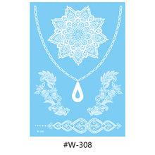 Load image into Gallery viewer, Hanna Lace Tattoo Stickers White Sexy White Women Sexy Body Arm Hawaii Waterproof Temporary Tattoo Lasting Tattoo Stickers
