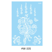 Load image into Gallery viewer, Hanna Lace Tattoo Stickers White Sexy White Women Sexy Body Arm Hawaii Waterproof Temporary Tattoo Lasting Tattoo Stickers
