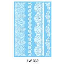 Load image into Gallery viewer, Hanna Lace Tattoo Stickers White Sexy White Women Sexy Body Arm Hawaii Waterproof Temporary Tattoo Lasting Tattoo Stickers
