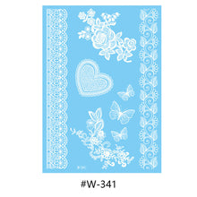 Load image into Gallery viewer, Hanna Lace Tattoo Stickers White Sexy White Women Sexy Body Arm Hawaii Waterproof Temporary Tattoo Lasting Tattoo Stickers
