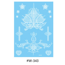 Load image into Gallery viewer, Hanna Lace Tattoo Stickers White Sexy White Women Sexy Body Arm Hawaii Waterproof Temporary Tattoo Lasting Tattoo Stickers
