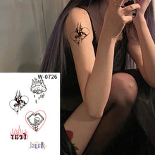 Load image into Gallery viewer, Cartoon Tattoo Stickers Temporary Disposable Flower Body Arm Abstract Tattoo Stickers Waterproof Women Tattoo Stickers
