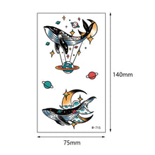 Load image into Gallery viewer, Cartoon Tattoo Stickers Temporary Disposable Flower Body Arm Abstract Tattoo Stickers Waterproof Women Tattoo Stickers
