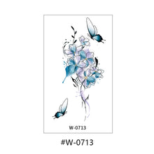 Load image into Gallery viewer, Cartoon Tattoo Stickers Temporary Disposable Flower Body Arm Abstract Tattoo Stickers Waterproof Women Tattoo Stickers
