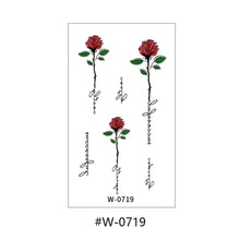 Load image into Gallery viewer, Cartoon Tattoo Stickers Temporary Disposable Flower Body Arm Abstract Tattoo Stickers Waterproof Women Tattoo Stickers
