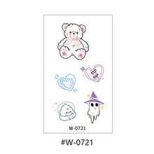 Load image into Gallery viewer, Cartoon Tattoo Stickers Temporary Disposable Flower Body Arm Abstract Tattoo Stickers Waterproof Women Tattoo Stickers
