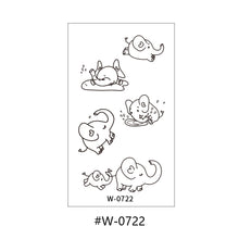 Load image into Gallery viewer, Cartoon Tattoo Stickers Temporary Disposable Flower Body Arm Abstract Tattoo Stickers Waterproof Women Tattoo Stickers
