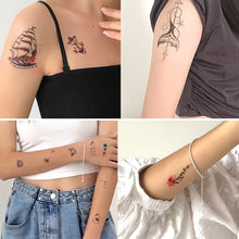 Load image into Gallery viewer, Cartoon Tattoo Stickers Temporary Waterproof Anime Flower Personality Flower Arm Tattoo Stickers Sexy Summer Women Body Stickers
