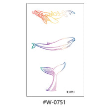 Load image into Gallery viewer, Cartoon Tattoo Stickers Temporary Waterproof Anime Flower Personality Flower Arm Tattoo Stickers Sexy Summer Women Body Stickers
