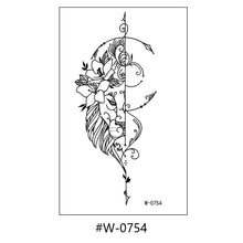 Load image into Gallery viewer, Cartoon Tattoo Stickers Temporary Waterproof Anime Flower Personality Flower Arm Tattoo Stickers Sexy Summer Women Body Stickers
