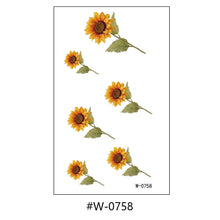 Load image into Gallery viewer, Cartoon Tattoo Stickers Temporary Waterproof Anime Flower Personality Flower Arm Tattoo Stickers Sexy Summer Women Body Stickers

