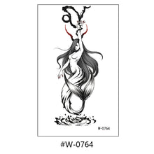 Load image into Gallery viewer, Cartoon Tattoo Stickers Temporary Waterproof Anime Flower Personality Flower Arm Tattoo Stickers Sexy Summer Women Body Stickers
