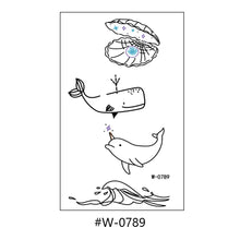 Load image into Gallery viewer, Cartoon Tattoo Stickers Kids Cute Animal Waterproof Tattoo Stickers Temporary Holiday Party Children Kid Tattoo Stickers for Boy
