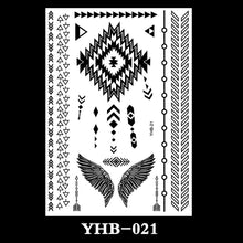 Load image into Gallery viewer, Creative Black Lace Tattoo Applique Arm Sexy Black and White Lace Tattoo Sticker Fashion Body Arm Flower Tattoo Stickers
