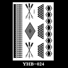 Load image into Gallery viewer, Creative Black Lace Tattoo Applique Arm Sexy Black and White Lace Tattoo Sticker Fashion Body Arm Flower Tattoo Stickers
