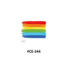 Load image into Gallery viewer, Temporary Rainbow Tattoo Stickers Gradient Colorful Butterfly Rainbow Face Tattoo Stickers Body Stickers Face Tattoo Stickers
