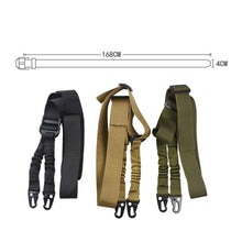 Load image into Gallery viewer, Double Point Tactical Gun Rope Waterproof Nylon Rifle Shotgun Gun Airsoft Accessories Outdoor Adjustable Shoulder Strap Rope
