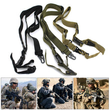 Load image into Gallery viewer, Three-Point Tactical Gun Rope Waterproof Nylon Rifle Shotgun Gun Airsoft Accessories Outdoor Adjustable Shoulder Strap Rope
