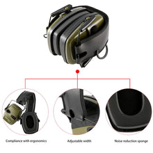 Load image into Gallery viewer, Foldable Tactical Electronic Shooting Earmuff Anti-noise Headphone Sound Amplification Hearing Protection Headset
