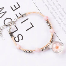 Load image into Gallery viewer, Sweet Cherry Blossom Beads Bracelet Women Girls Fashion Jewelry Gift
