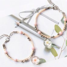 Load image into Gallery viewer, Sweet Cherry Blossom Beads Bracelet Women Girls Fashion Jewelry Gift

