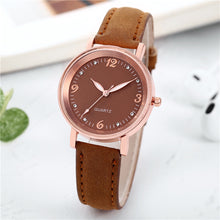 Load image into Gallery viewer, Casual Luminous Women Watch Leather Bracelet Quartz Wrist Watches

