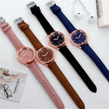 Load image into Gallery viewer, Casual Luminous Women Watch Leather Bracelet Quartz Wrist Watches
