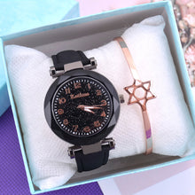 Load image into Gallery viewer, Fashion Women Watch Starry Sky Dial Ladies Quartz Watches Bracelet Set
