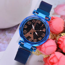 Load image into Gallery viewer, Fashion Women Watch Starry Sky Dial Magnetic Buckle Ladies Quartz Watches
