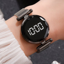 Load image into Gallery viewer, Fashion Women Watch LED Digital Display Watch Luxury Stainless Steel Ladies Wristwatch
