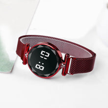 Load image into Gallery viewer, Fashion Women Watch LED Digital Display Watch Luxury Stainless Steel Ladies Wristwatch
