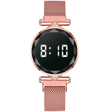 Load image into Gallery viewer, Fashion Women Watch LED Digital Display Watch Luxury Stainless Steel Ladies Wristwatch
