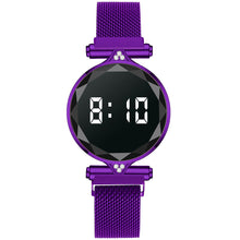 Load image into Gallery viewer, Fashion Women Watch LED Digital Display Watch Luxury Stainless Steel Ladies Wristwatch
