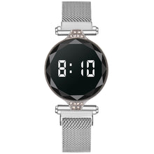 Load image into Gallery viewer, Fashion Women Watch LED Digital Display Watch Luxury Stainless Steel Ladies Wristwatch
