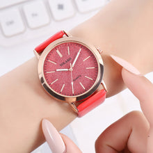 Load image into Gallery viewer, Fashion Casual Women Watch Leather Band Quartz Watch Analog Wrist Watches
