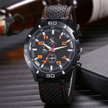 Load image into Gallery viewer, Fashion Men Silicone Bracelet Sports Quartz Watch Wrist Watches
