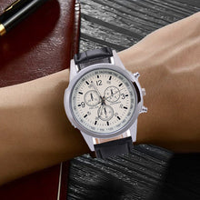 Load image into Gallery viewer, Business Men Watch Leather Bracelet Quartz Watch Casual Sports Watches
