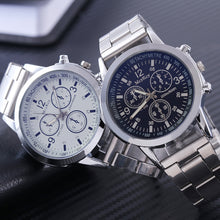 Load image into Gallery viewer, Fashion Men Stainless Steel Quartz Sports Watch Luxury Male Business Wristwatch

