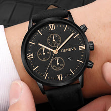 Load image into Gallery viewer, Fashion Men Watch Casual Leather Strap Dial Calendar Quartz Watches
