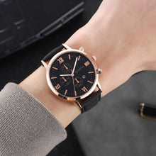 Load image into Gallery viewer, Fashion Men Watch Casual Leather Strap Dial Calendar Quartz Watches
