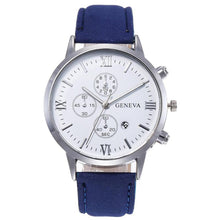 Load image into Gallery viewer, Fashion Men Watch Casual Leather Strap Dial Calendar Quartz Watches
