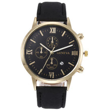 Load image into Gallery viewer, Fashion Men Watch Casual Leather Strap Dial Calendar Quartz Watches
